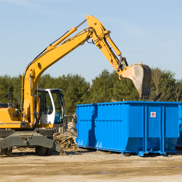 can i choose the location where the residential dumpster will be placed in Dodson